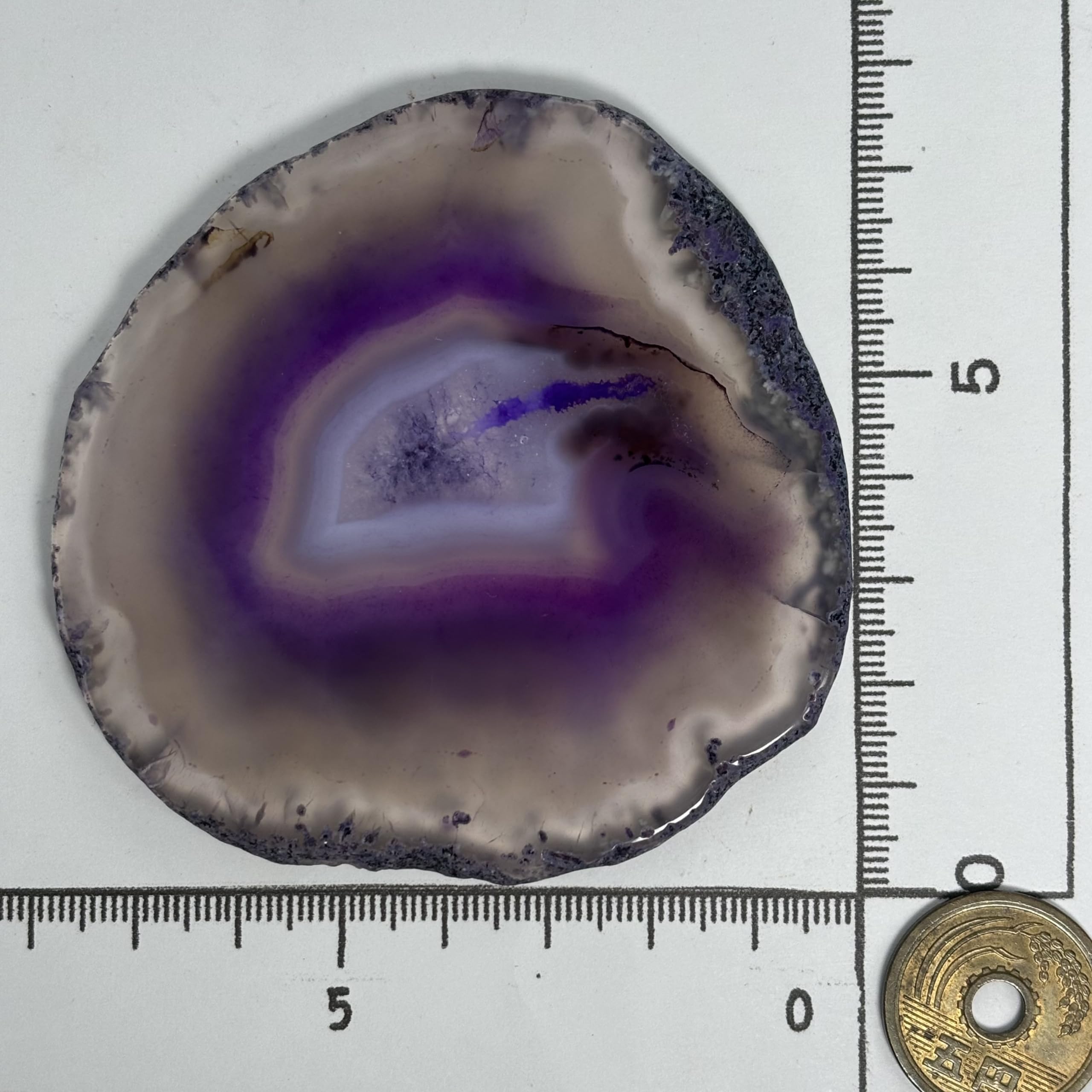 Amazon.co.jp: No.k234 瑪瑙スライス 瑪瑙 メノウスライス